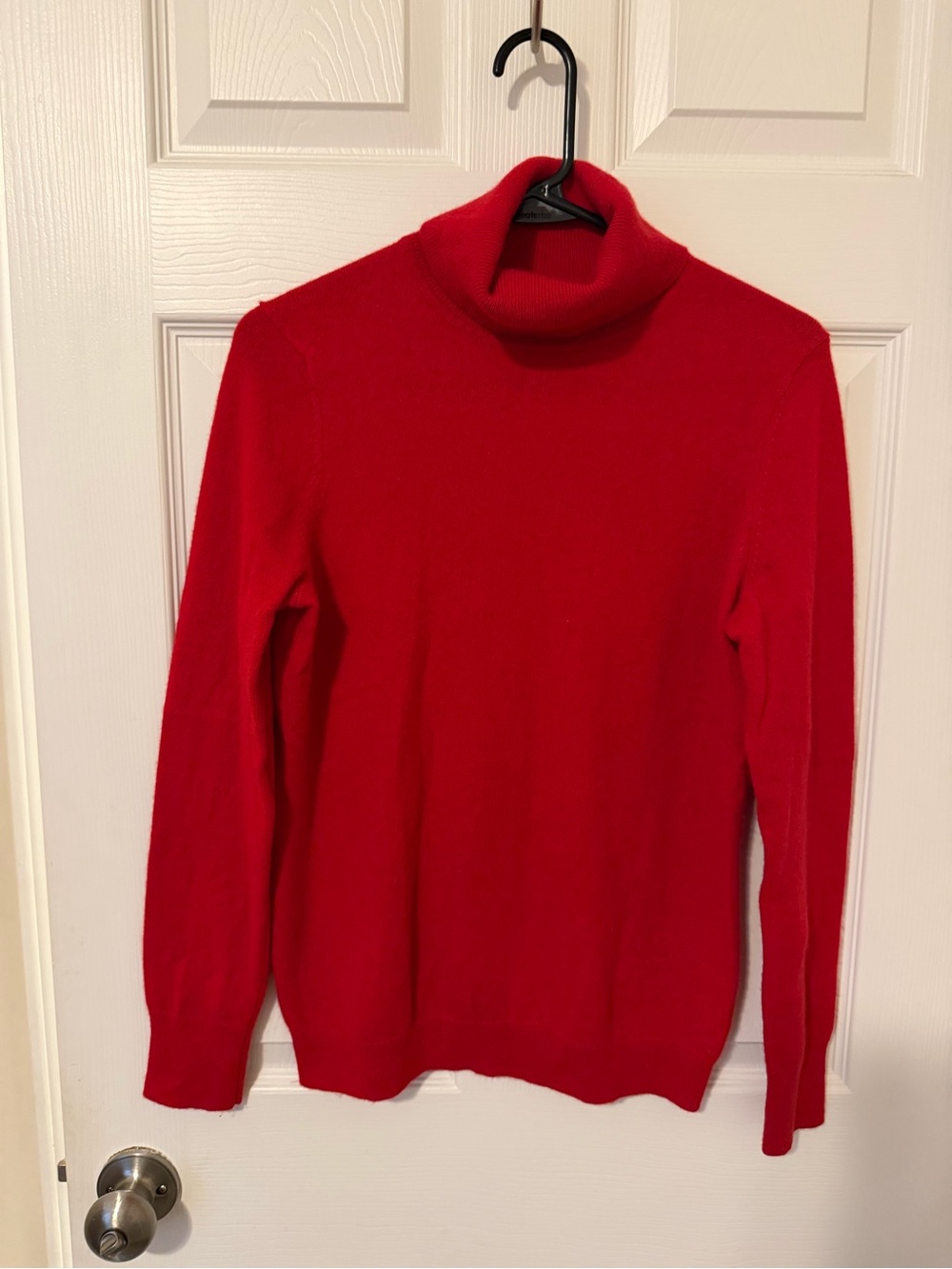 Talbots Red Sweater 100% Cashmere